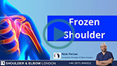 What causes frozen shoulder and how is it treated?